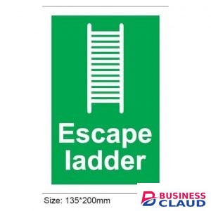Escape Ladder Sign