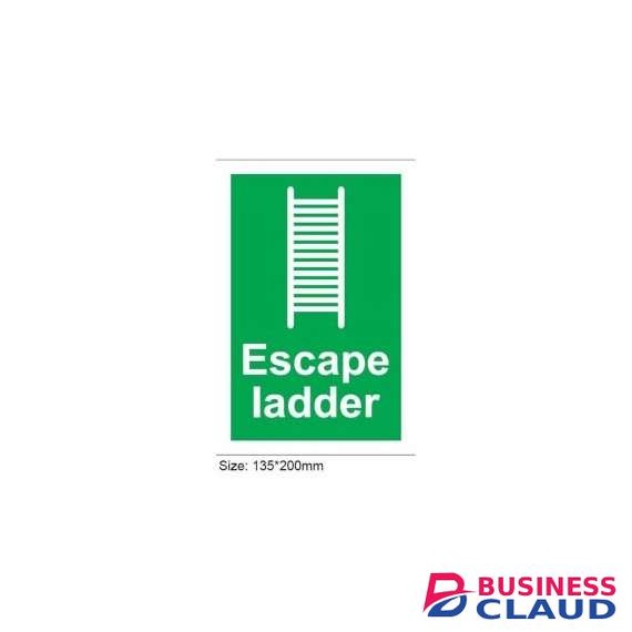 Escape Ladder Sign