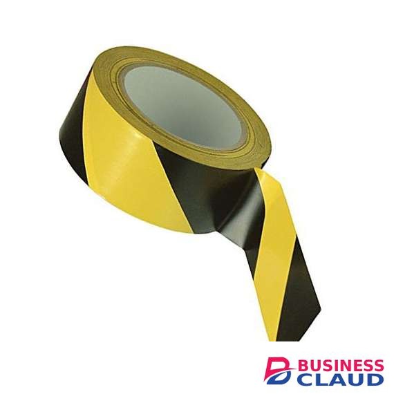Yellow Black Barrier Tape