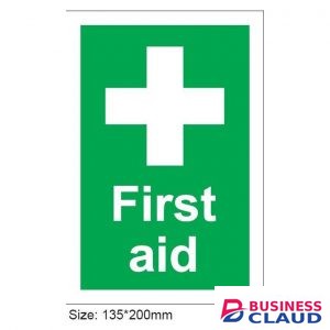 First Aid/ Equipment Available Here Sign