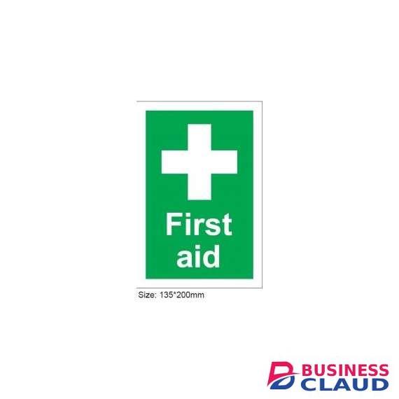 First Aid/ Equipment Available Here Sign