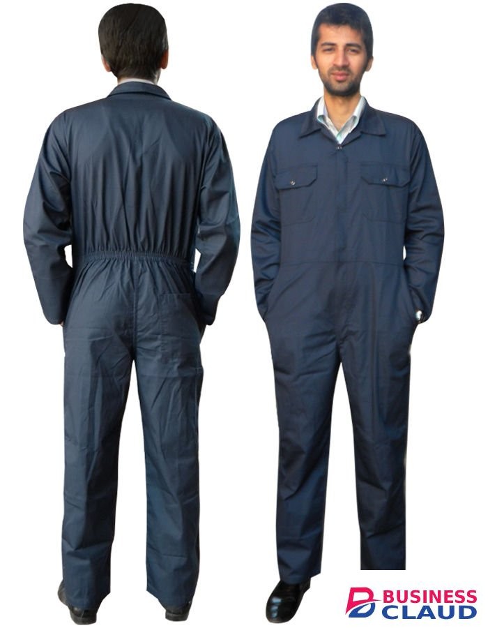 Plain Navy Blue Coverall