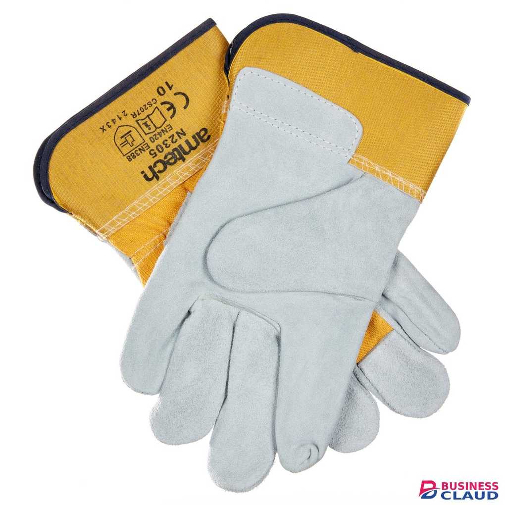 Construction Rigger Leather Gloves