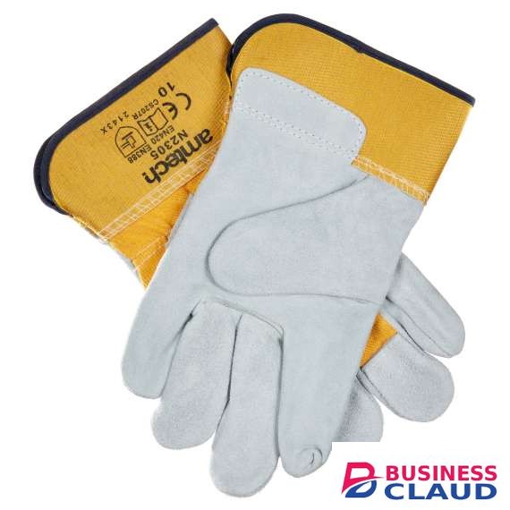 Construction Rigger Leather Gloves