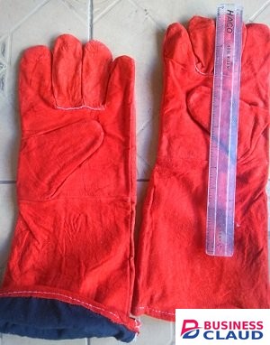 Heavy Duty leather gloves with inner lining