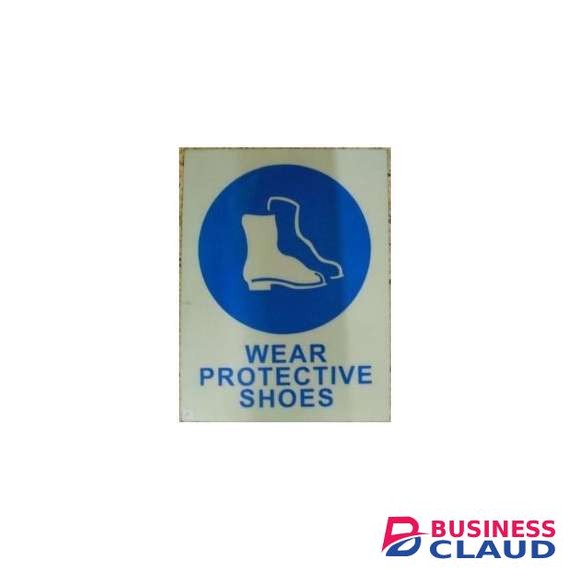 Wear Protective Shoes Sign