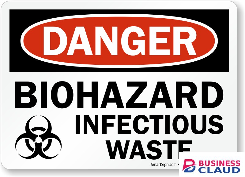 Biohazard Infectious Waste Signage