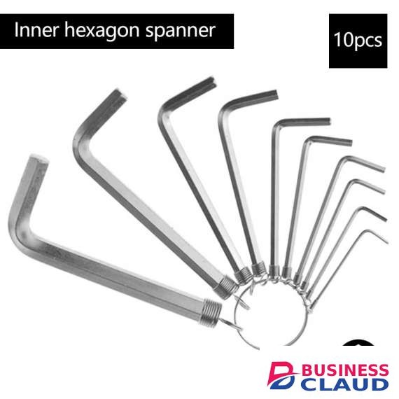 Generic 10pcs Set 1.5/10mm Allen Key