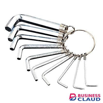 Generic 10pcs Set 1.5/10mm Allen Key