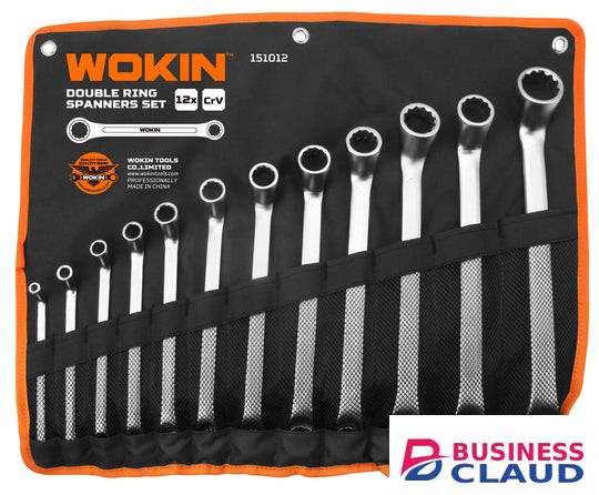 WOKIN 151012 12pcs Double Ring Wrench Set