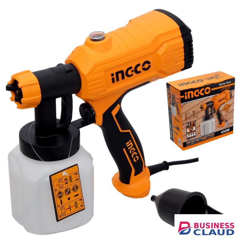 Ingco SPG3508 450W 0.1Bar Electric Spray Gun