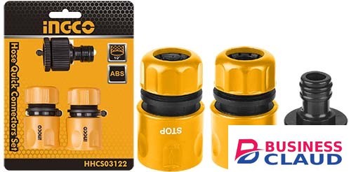 Ingco HHCS03122 3 pcs Hose Quick Connector Set