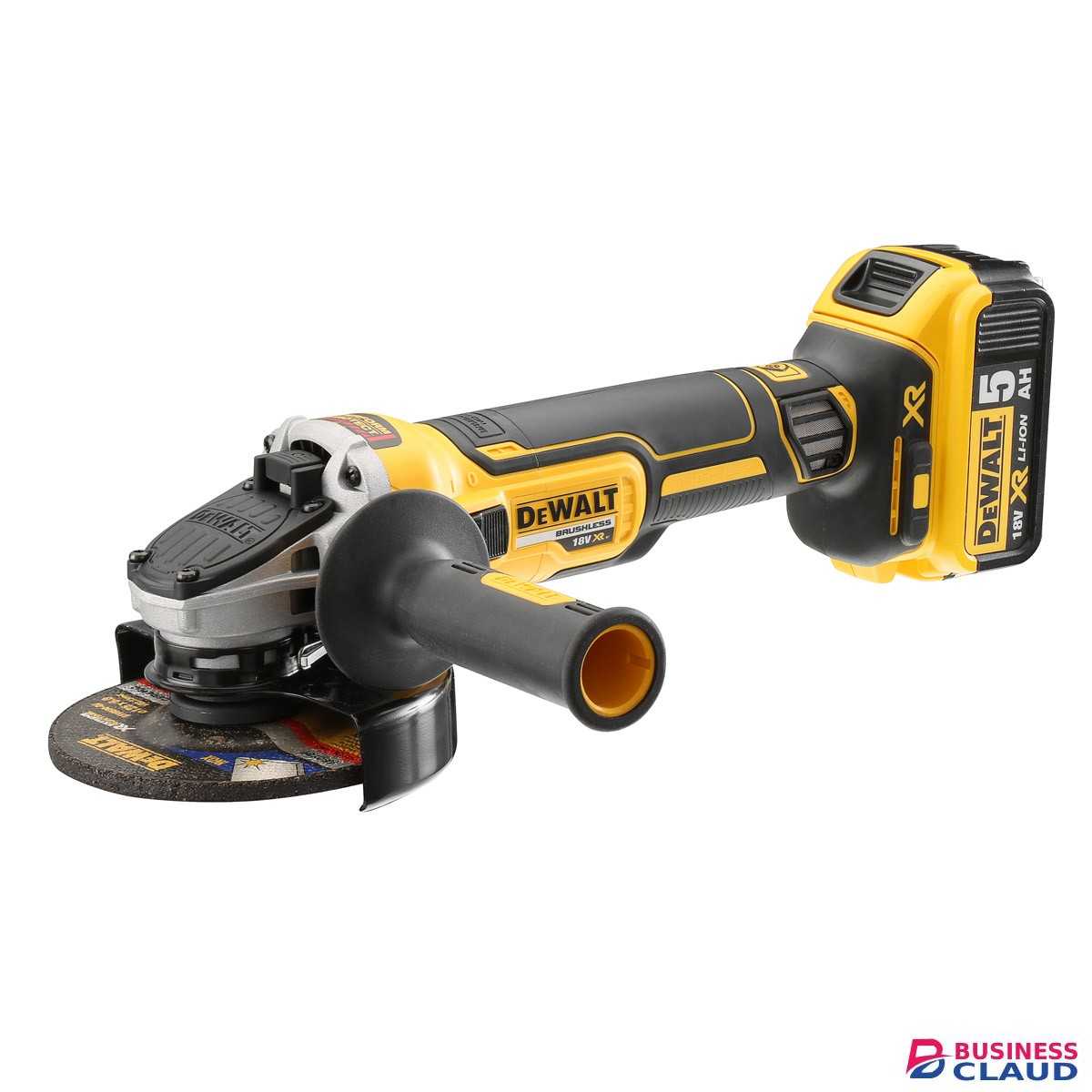 Dewalt DCG405P2GB 18V 5AH 5inch Brushless Angle Grinder
