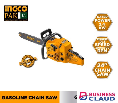 Ingco GCS5602411 62cc 24" Gasoline Chain Saw
