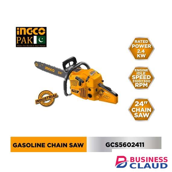 Ingco GCS5602411 62cc 24" Gasoline Chain Saw