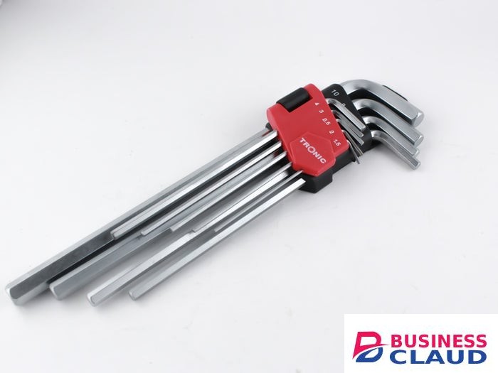 Tronic Allen Key Hex Set 9pcs