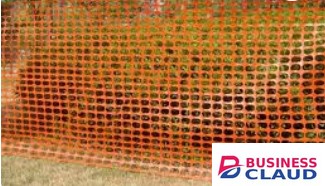 Orange Webbing Fence