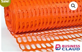 Orange Webbing Fence