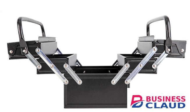 DELI DL6232 5 TRAY Fold Cold Rolled Steel Tool Box