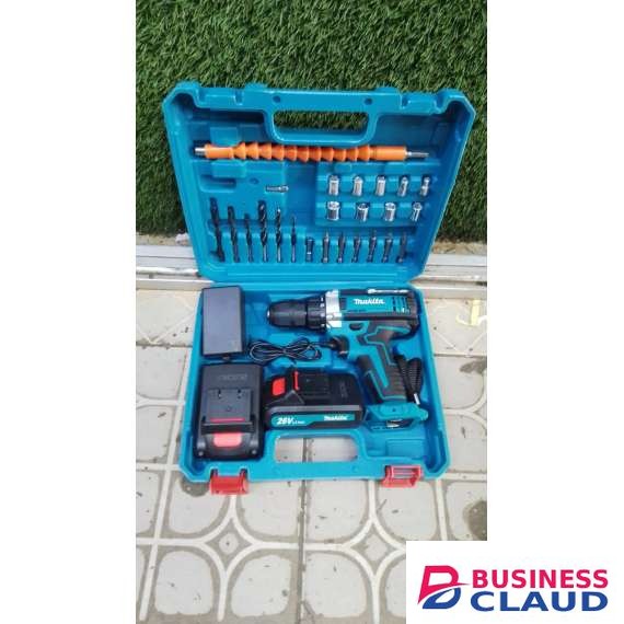 Makita 26V Cordless Drill Set
