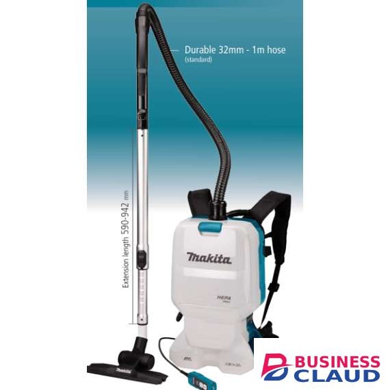 Makita DVC660 18V + 18V Li-ion Cordless Backpack Vacuum Cleaner