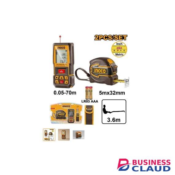 Ingco HLDD241201 Laser distance detector combo kit