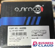 Asimco KD2203 Brake Pad(Toyota Surf/ Fortuner / Prado J120)