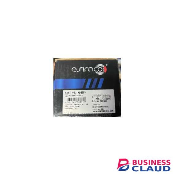 Asimco KD2203 Brake Pad(Toyota Surf/ Fortuner / Prado J120)