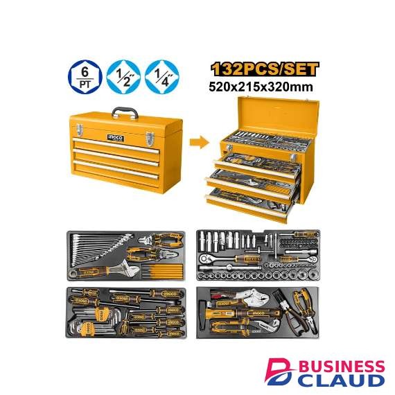 Ingco HTCS221321 132 PCS Toolchest Set