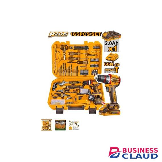 Ingco HKTHP11651 165Pcs Drill Tools Set