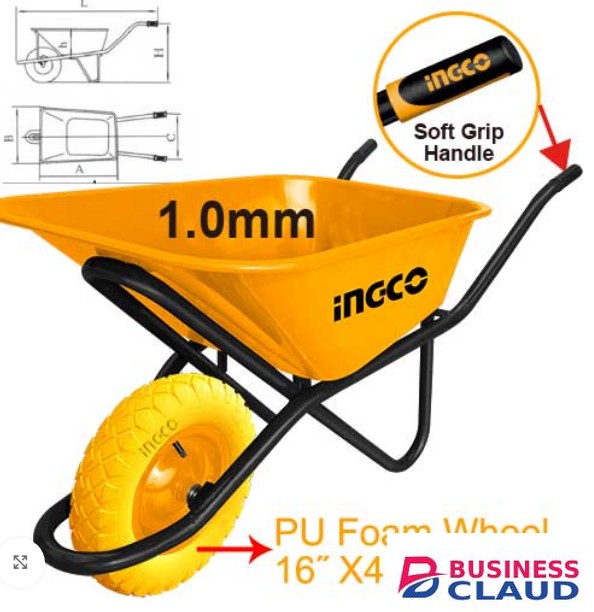 INGCO 65L HHWB4010D 1400KG Wheel Barrow