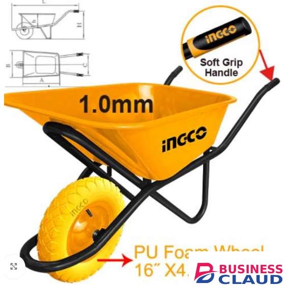INGCO 65L HHWB4010D 1400KG Wheel Barrow