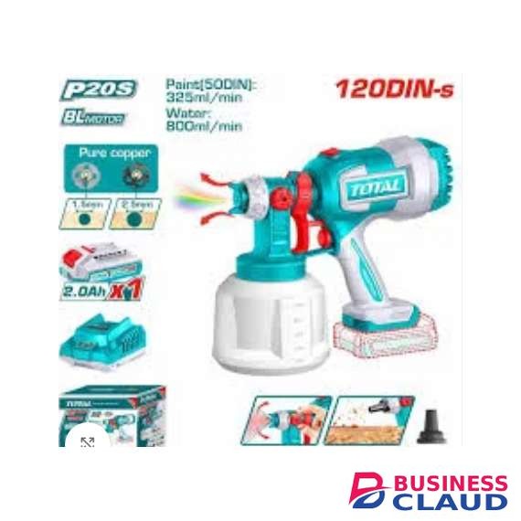 Total TSGLI20042 20v Cordless spray gun