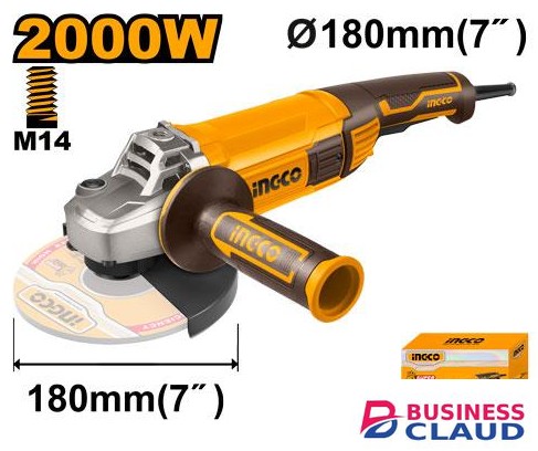 Ingco AG200018 2000W Angle Grinder