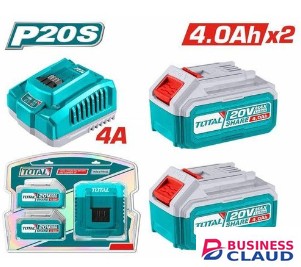 Total TFBCPK1424 P20S 4.0Ah Lithium-Ion battery and charger kit
