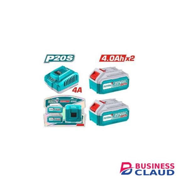 Total TFBCPK1424 P20S 4.0Ah Lithium-Ion battery and charger kit