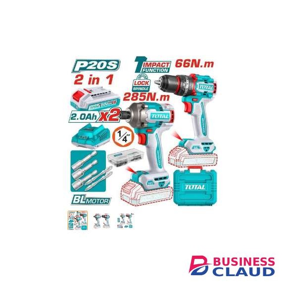 Total TCKLI20277 Cordless 2 pcs combo kit