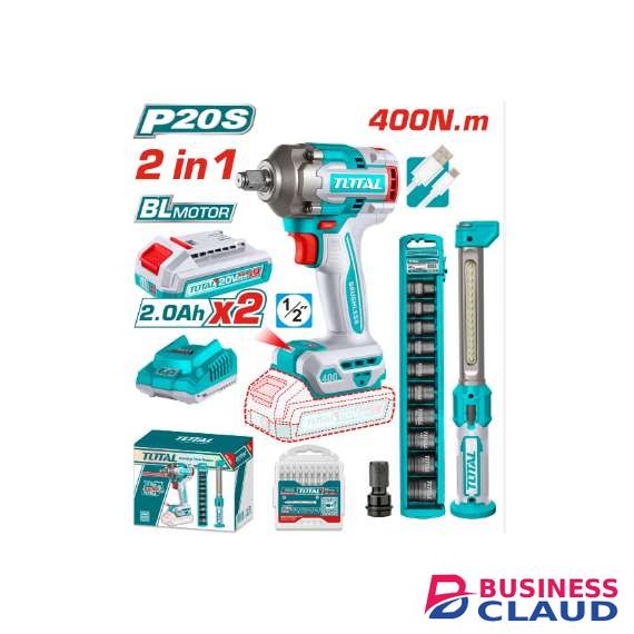 Total TOSLI23048 Cordless 2 pcs combo kit