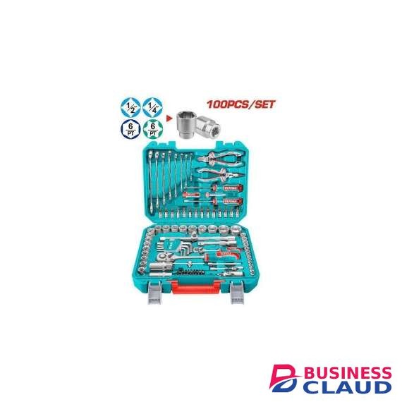Total THKTHP21006 100 Pcs tools set
