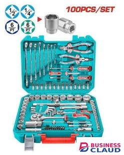 Total THKTHP21006 100 Pcs tools set