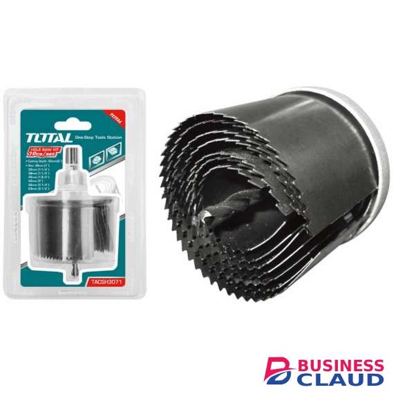 Total TACSH3071 7pcs hole saw set