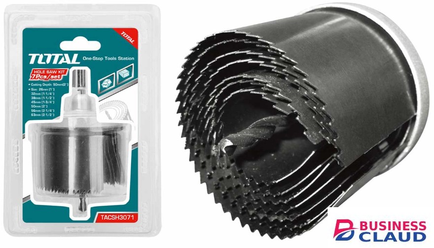 Total TACSH3071 7pcs hole saw set