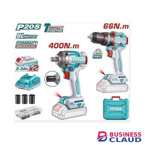 Total TCKLI20275 Cordless 2 pcs combo kit