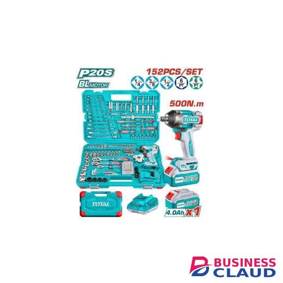 TOTAL THKTHP31522 152 Pcs Cordless impact wrench tools set