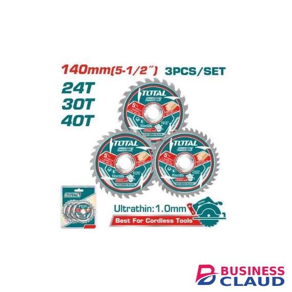 TOTAL TAC236140 Ultra-thin TCT 3Pcs saw blade set