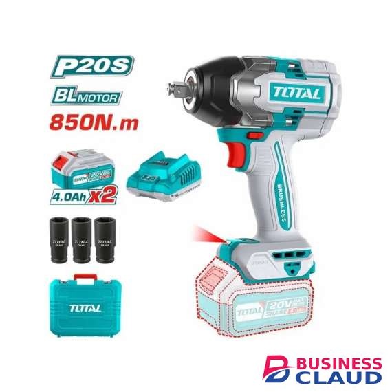 Total TIWLI2085 850Nm 20v Cordless impact wrench