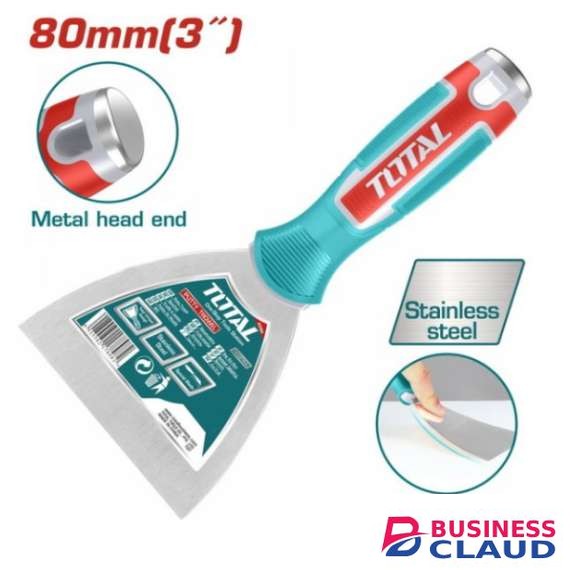 Total THT83806 Size 80mm(3”) stainless steel Putty trowel