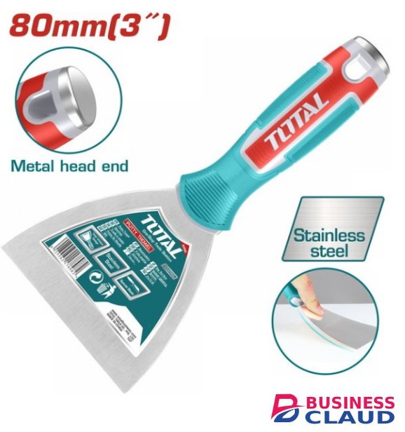 Total THT83806 Size 80mm(3”) stainless steel Putty trowel