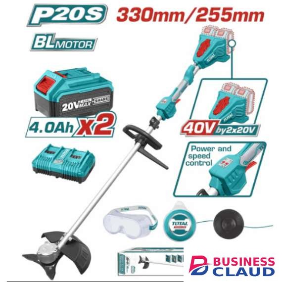 Total TSTLI200285 Cordless string trimmer and brush cutter