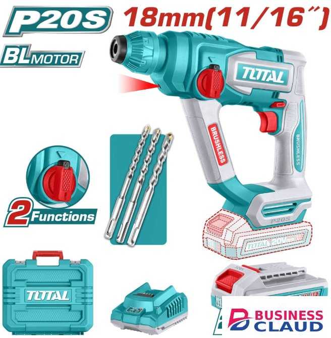 Total TRHLI201881 20V Cordless rotary hammer